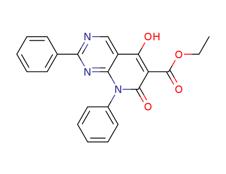Best price/ Ethyl 5-hydroxy-7-oxo-2,8-diphenyl-7,8-dihydropyrido[2,3-d]pyrimidine-6-carboxylate  CAS NO.76360-75-3