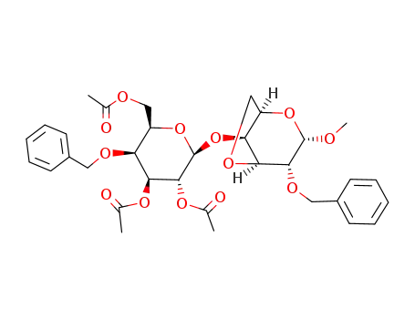 methyl 3,6-anhydro-2-O-benzyl-4-O-(2,3,6-tri-O-acetyl-4-O-benzyl-β-D-galactopyranosyl)-α-D-galactopyranoside