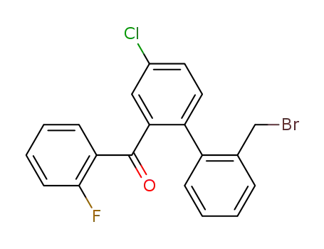 5-chloro-2-fluoro-2-(2-bromomethylphenyl)benzophenone