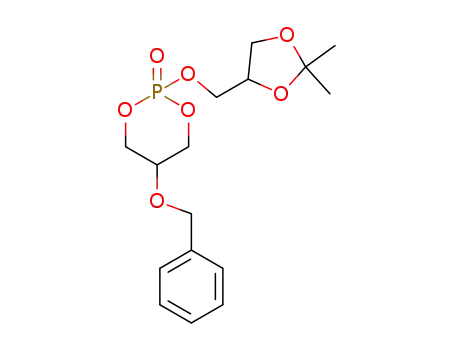 1,3,2-Dioxaphosphorinane,
2-[(2,2-dimethyl-1,3-dioxolan-4-yl)methoxy]-5-(phenylmethoxy)-, 2-oxide