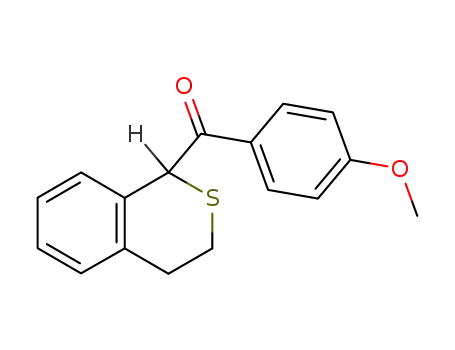 Molecular Structure of 80252-80-8 (Methanone, (3,4-dihydro-1H-2-benzothiopyran-1-yl)(4-methoxyphenyl)-)