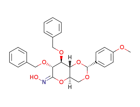 (E)-2,3-di-O-benzyl-4,6-O-(4-methoxybenzylidene)-D-gluconhydroximo-1,5-lactone