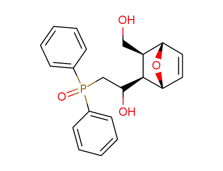 2-(Diphenyl-phosphinoyl)-1-((1R,2R,3S,4S)-3-hydroxymethyl-7-oxa-bicyclo[2.2.1]hept-5-en-2-yl)-ethanol