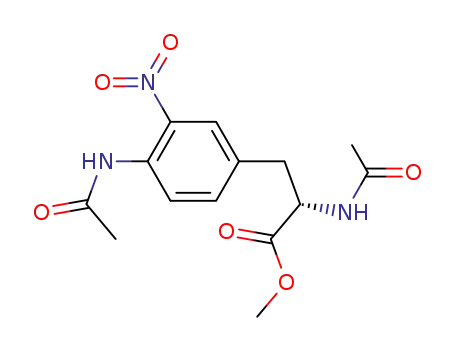 D,L-4-Acetamido-N-acetyl-3-nitrophenylalanine methyl ester