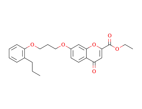 ethyl 4-oxo-7-(3-[2-propylphenoxy]-propoxy)-4H-1-benzopyran-2-carboxylate