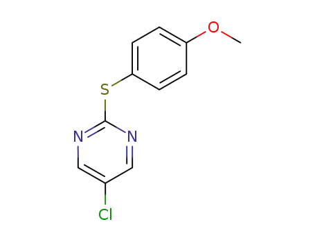 Pyrimidine, 5-chloro-2-[(4-methoxyphenyl)thio]-