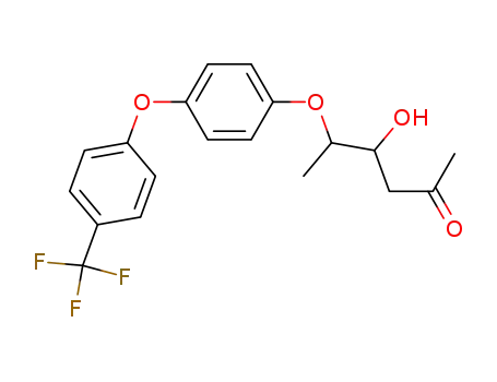 2-Hexanone, 4-hydroxy-5-[4-[4-(trifluoromethyl)phenoxy]phenoxy]-