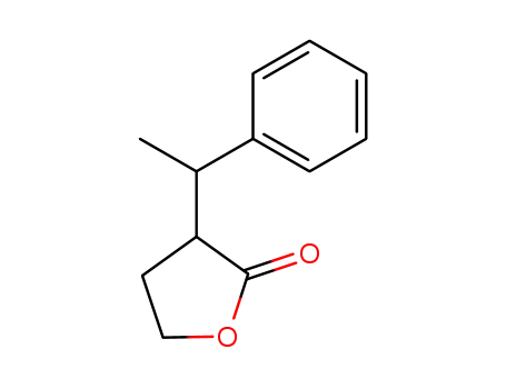 Molecular Structure of 1570-91-8 (2(3H)-Furanone, dihydro-3-(1-phenylethyl)-)