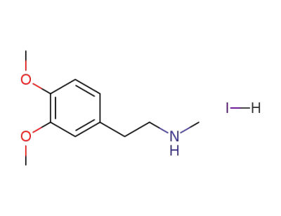 3,4-ジメトキシ-N-メチルベンゼンエタンアミン?よう化水素酸塩