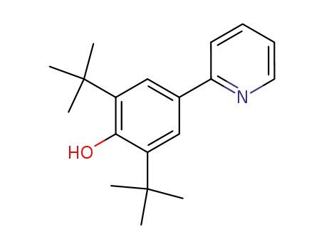 Molecular Structure of 87423-83-4 (2-(3',5'-Di-tert-butyl-4'-hydroxyphenyl)pyridine)