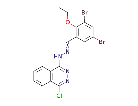 N-(4-Chloro-phthalazin-1-yl)-N'-[1-(3,5-dibromo-2-ethoxy-phenyl)-meth-(E)-ylidene]-hydrazine