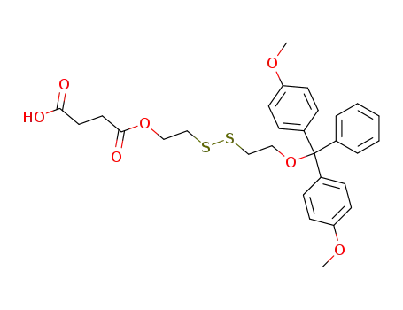Butanedioic acid,
mono[2-[[2-[bis(4-methoxyphenyl)phenylmethoxy]ethyl]dithio]ethyl] ester