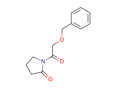 Molecular Structure of 954-98-3 (2-Pyrrolidinone, 1-[(phenylmethoxy)acetyl]-)