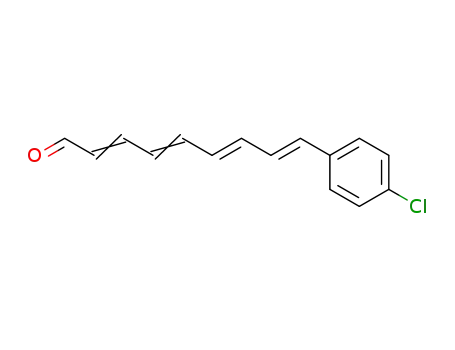 Molecular Structure of 129422-77-1 (9-(4'-chlorophenyl)-2,4,6,8-nonatetraenal)