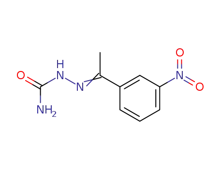 Molecular Structure of 22107-29-5 (2-[1-(3-nitrophenyl)ethylidene]hydrazinecarboxamide)