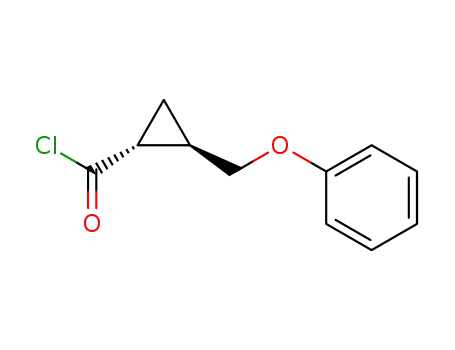 trans-2-phenoxymethylcyclopropane-1-carbonyl chloride