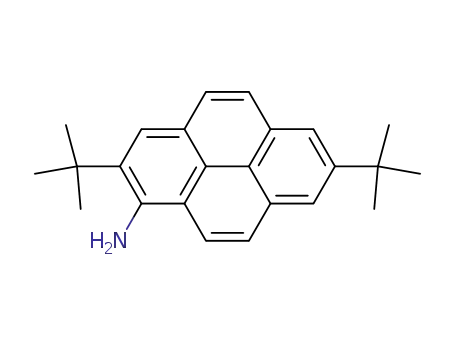 Molecular Structure of 144597-07-9 (1-Pyrenamine, 2,7-bis(1,1-dimethylethyl)-)
