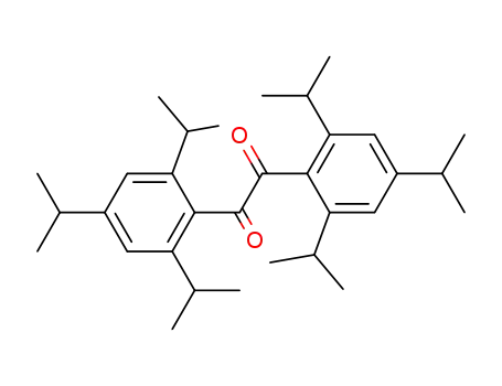 Molecular Structure of 120217-04-1 (2,2',4,4',6,6'-hexaisopropylbenzil)