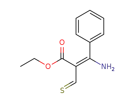 ethyl 3-amino-3-phenyl-2-thioformylacrylate