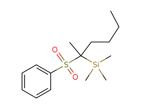 2-phenylsulphonyl-2-trimethylsilylhexane