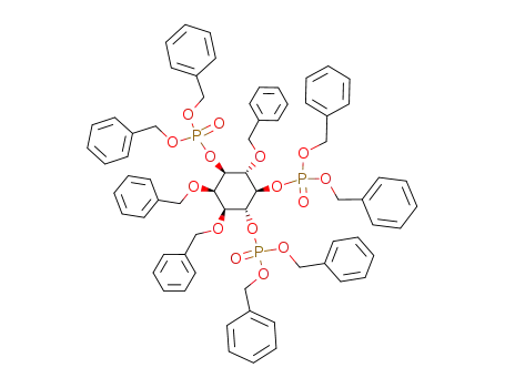 Molecular Structure of 116907-55-2 (1L-1,2,4-tri-O-benzyl-3,5,6-tris-O-dibenzyloxyphosphoryl-myo-inositol)