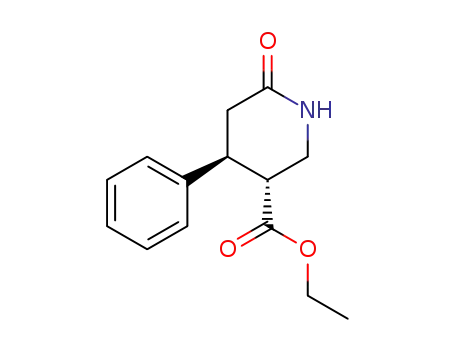 3-Piperidinecarboxylic acid, 6-oxo-4-phenyl-, ethyl ester, cis-