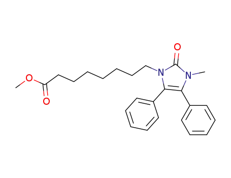 8-(4.5-diphenyl-3-methyl-2-oxo-4-imidazolin-1-yl) caprylic acid methyl ester