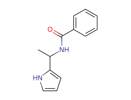 Molecular Structure of 5438-11-9 (N-[1-(1H-pyrrol-2-yl)ethyl]benzamide)