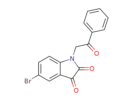 1H-Indole-2,3-dione, 5-bromo-1-(2-oxo-2-phenylethyl)-