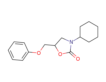2-Oxazolidinone, 3-cyclohexyl-5-(phenoxymethyl)-