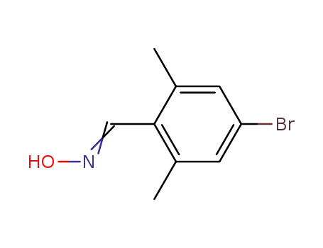 Molecular Structure of 21789-40-2 (Benzaldehyde, 4-bromo-2,6-dimethyl-, oxime)