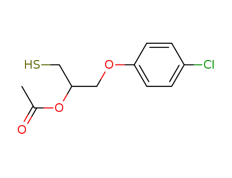 2-acetoxy-3-(p-chlorophenoxy)-1-propanethiol
