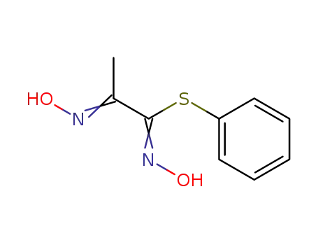 Propanimidothioic acid, N-hydroxy-2-(hydroxyimino)-, phenyl ester