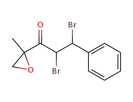 2,3-Dibromo-1-(2-methyl-oxiranyl)-3-phenyl-propan-1-one