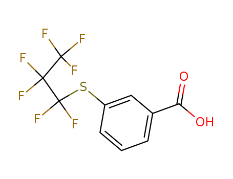 Benzoic acid, 3-[(heptafluoropropyl)thio]-