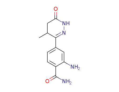 2-Amino-4-(2,3,4,5-tetrahydro-5-methyl-3-oxo-6-pyridazinyl)benzamide