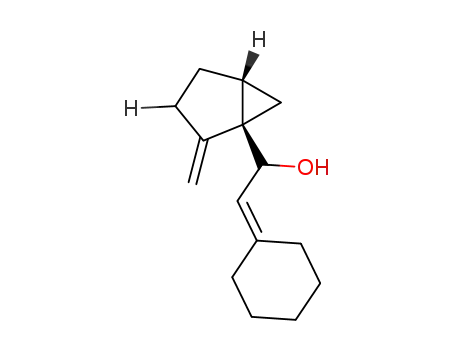 2-Cyclohexylidene-1-((1R,5R)-2-methylene-bicyclo[3.1.0]hex-1-yl)-ethanol