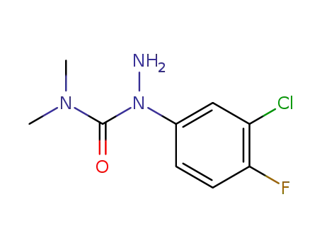 Molecular Structure of 58038-06-5 (Hydrazinecarboxamide, 1-(3-chloro-4-fluorophenyl)-N,N-dimethyl-)