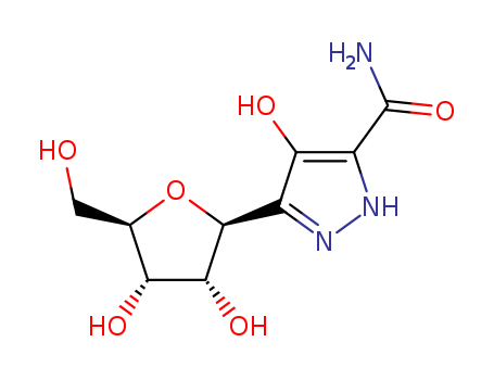 1H-Pyrazole-5-carboxamide,4-hydroxy-3-b-D-ribofuranosyl- cas  30868-30-5