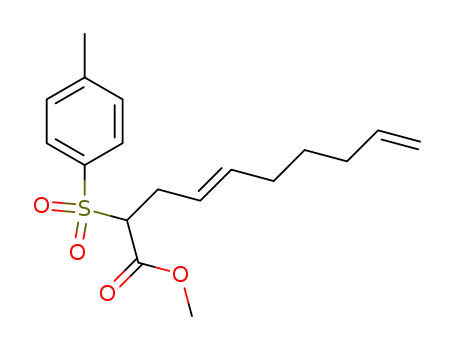 (E)-2-(Toluene-4-sulfonyl)-deca-4,9-dienoic acid methyl ester