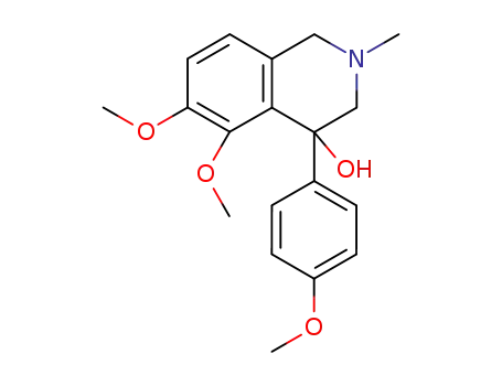 5,6-Dimethoxy-4-(4-methoxy-phenyl)-2-methyl-1,2,3,4-tetrahydro-isoquinolin-4-ol