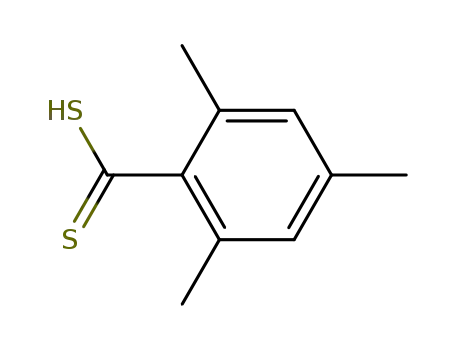 Molecular Structure of 79253-88-6 (Benzenecarbodithioic acid, 2,4,6-trimethyl-)
