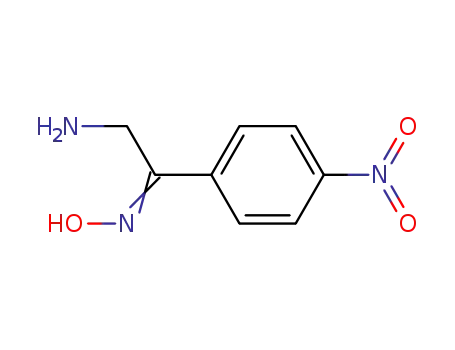 Molecular Structure of 82585-41-9 ((1Z)-2-amino-1-(4-nitrophenyl)ethanone oxime)