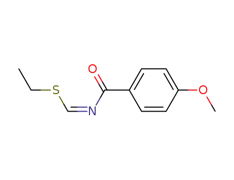 N-[1-Ethylsulfanyl-meth-(Z)-ylidene]-4-methoxy-benzamide