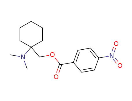Cyclohexanemethanol, 1-(dimethylamino)-, 4-nitrobenzoate (ester)