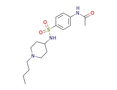 Acetamide, N-[4-[[(1-butyl-4-piperidinyl)amino]sulfonyl]phenyl]-
