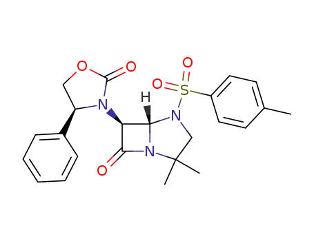 (5S,6S,5'S)-6-(5'-phenyl-1'-aza-3'-oxa-2'-oxocyclopentyl)-2,2-dimethyl-4-p-toluenesulfonyl-1,4-diazabicyclo<3.2.0>heptan-7-one