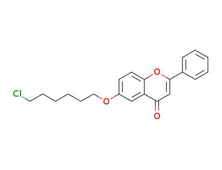 4H-1-Benzopyran-4-one, 6-[(6-chlorohexyl)oxy]-2-phenyl-