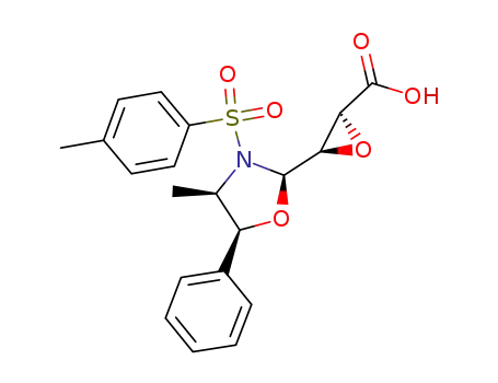 (2S,3R)-3-[(2R,4R,5S)-4-Methyl-5-phenyl-3-(toluene-4-sulfonyl)-oxazolidin-2-yl]-oxirane-2-carboxylic acid