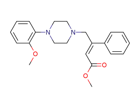 E,Z-Methyl 4-[4-(2-methoxyphenyl)piperazin-1-yl]-3-phenylbut-2-enoate